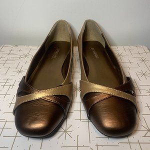 Bronze Attitude Flats